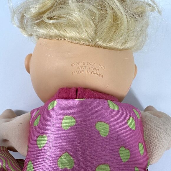 2015 CPK Cabbage Patch Kids Baby Doll Sittin' Pretty Blond Pig Tails Toy - Picture 10 of 10